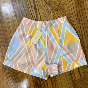 NWT a.peach shorts Size S